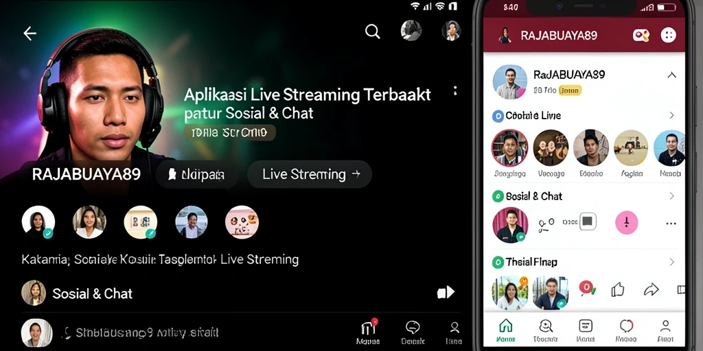 Antarmuka pengguna RAJABUAYA89 yang menarik dan ramah untuk live streaming.