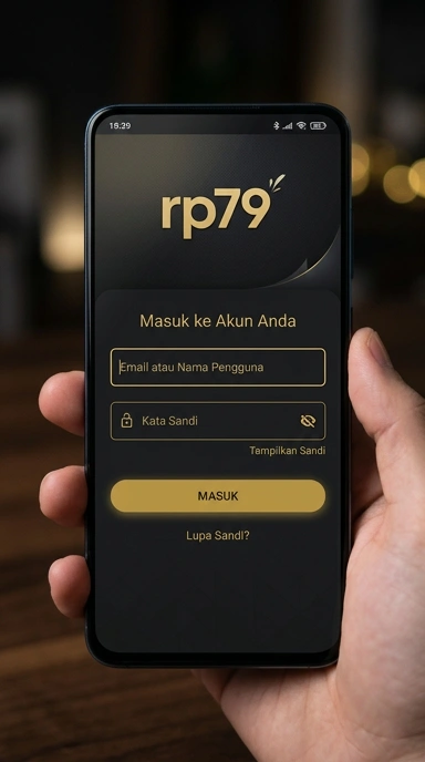 Tampilan halaman login rp79