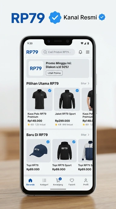 Tampilan kanal resmi rp79